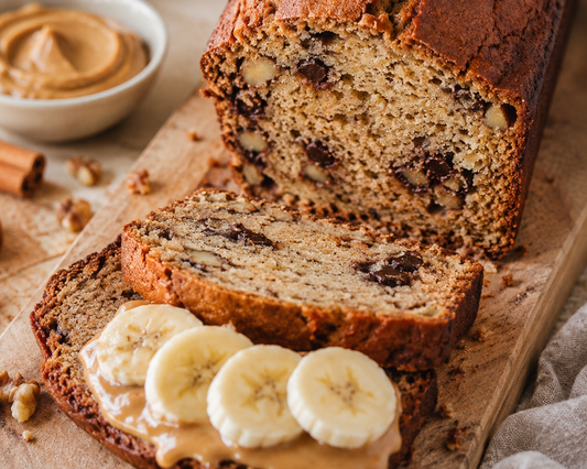 Eiweißrolle-Bananenbrot