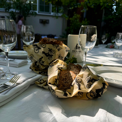 Bäckers Brotbeutel aus Bienenwachstuch