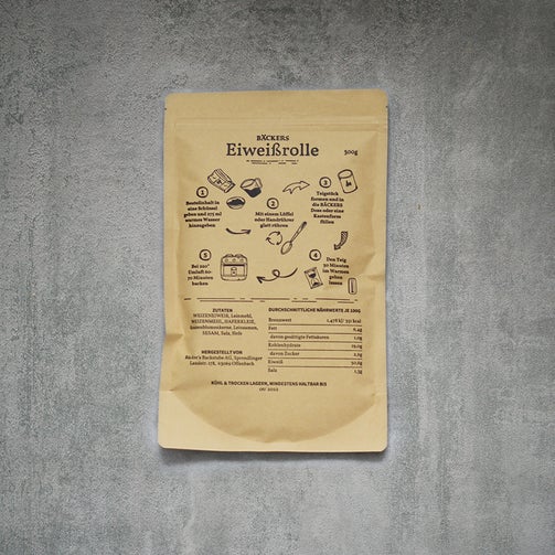 5x Eiweißrolle Brotbackmischung