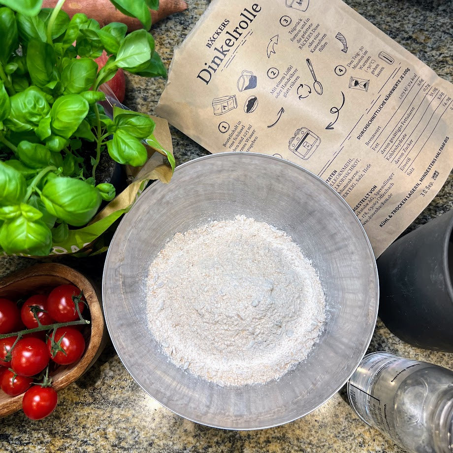 5x Dinkelrolle Brotbackmischung